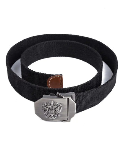 Camouflage Tactical Canvas Belt with Woven Design