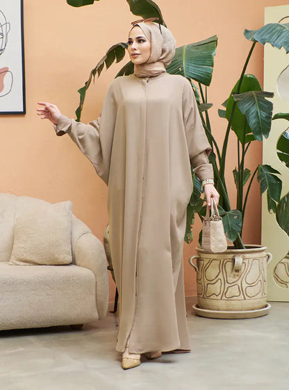Abaya with Batwing Sleeves