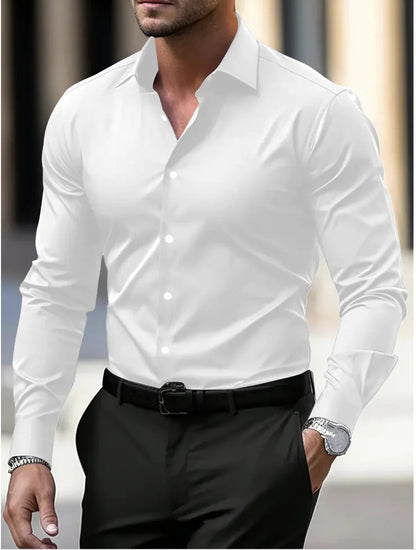Men's Slim Fit Long Sleeve Shirt