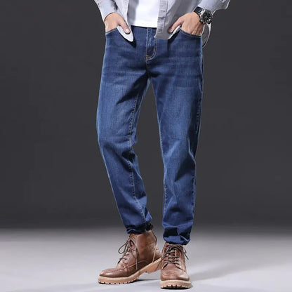 Men's Loose Straight Leg Jeans Trousers
