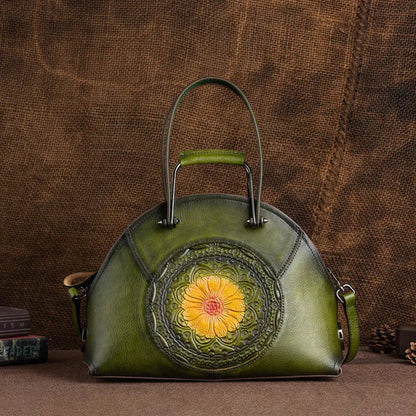 Vintage Leather Shell Bag for Women - Wholesale
