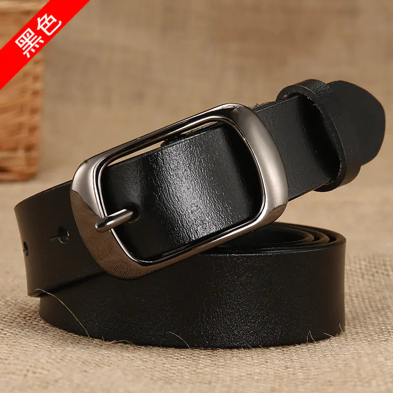 Women's Genuine Leather Belt - Versatile & Classic Style
