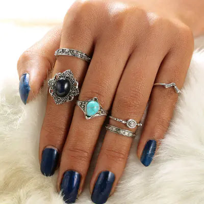 Vintage Ring Set - Six Piece Ring Collection