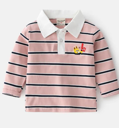 Boys Long Sleeve Polo Shirt - Children's T-Shirt