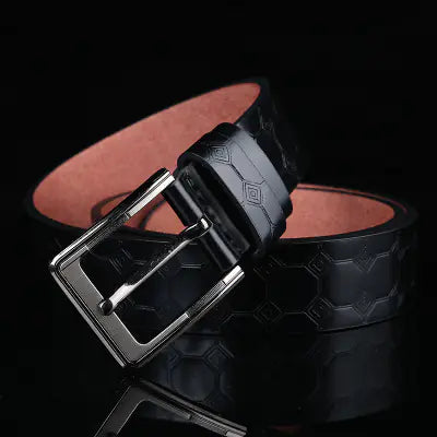 New Men's Faux Leather Belt