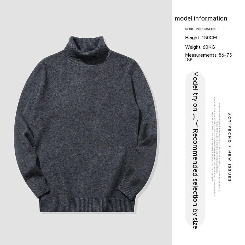 Men's Casual Slim Fit Winter Base Layer Shirt