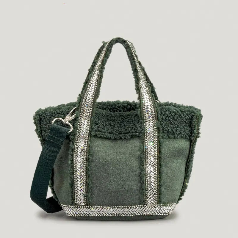 Woolen Bucket Bag for Women - Autumn & Winter Design