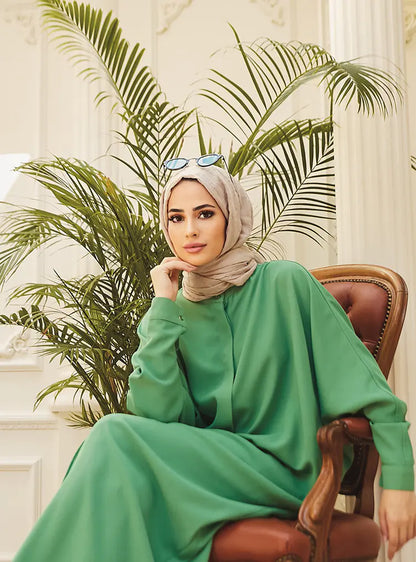 Abaya with Batwing Sleeves