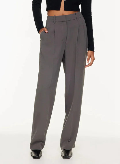 Wide-Leg Pant Suit