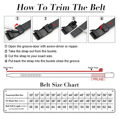 Men's Casual Business Automatic Adjustable Belt Gift