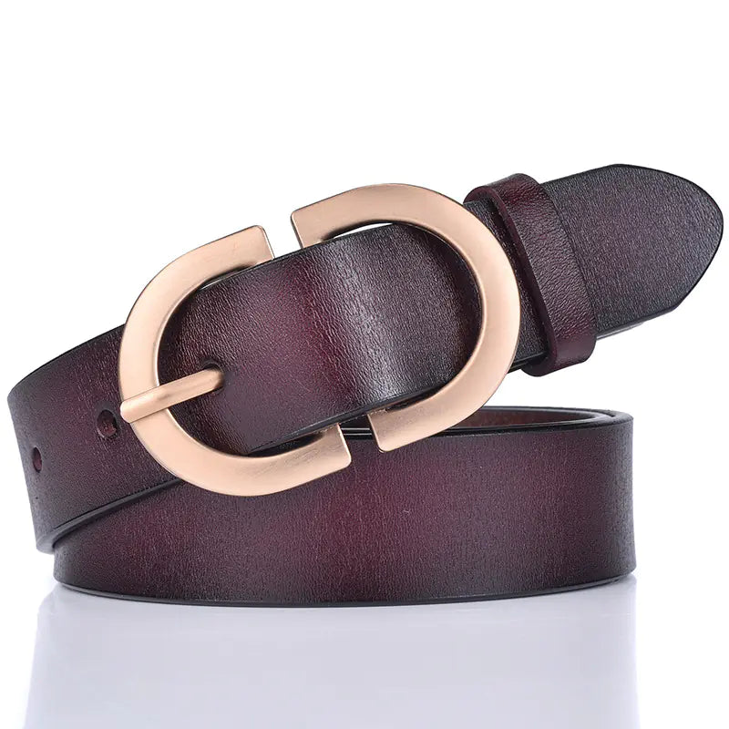 Genuine Leather Women's Belt for Casual Wear