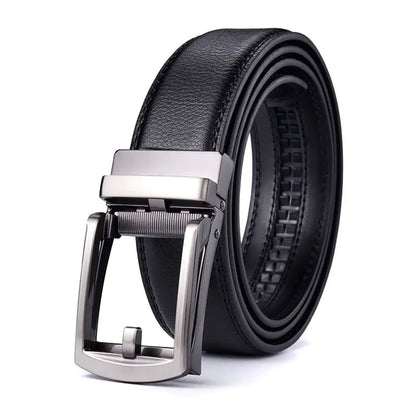 Men's Genuine Leather Automatic Buckle Belt - Fashionable