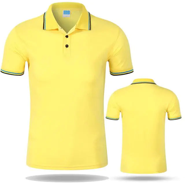 Men's Cotton Polo Short Sleeve Work T-Shirt