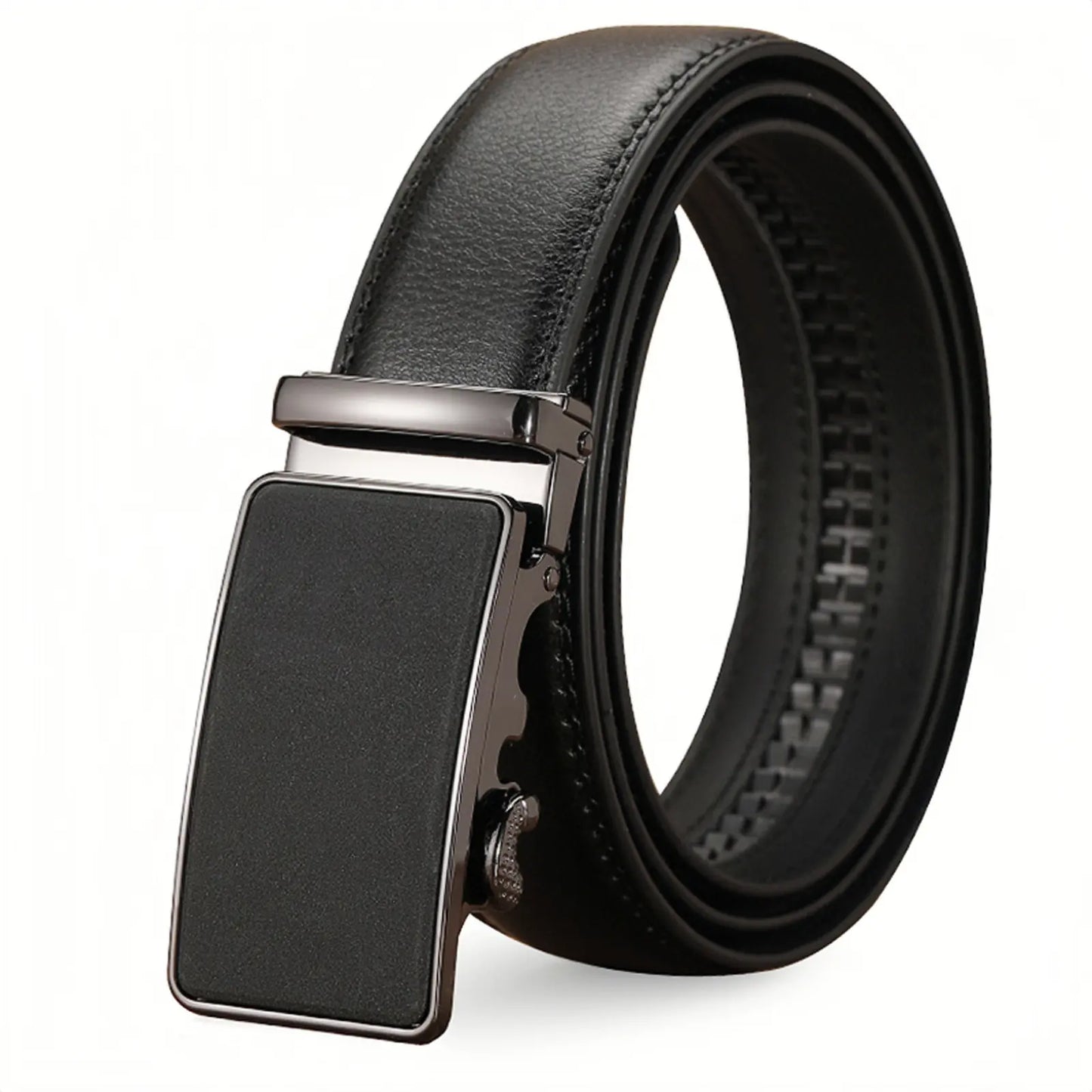 Men's Premium Leather Belt with Automatic Buckle