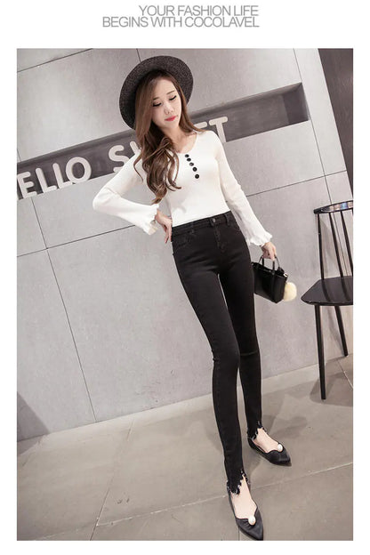 "Skinny Stretch Denim Jeans"