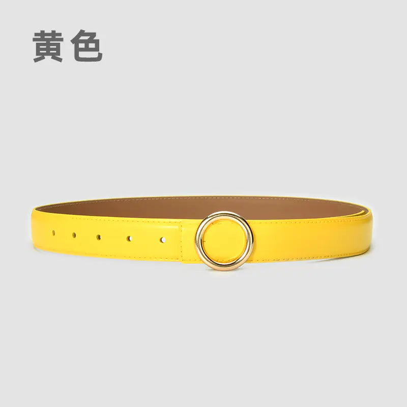 Fashionable Women's Genuine Leather Belt for Jeans