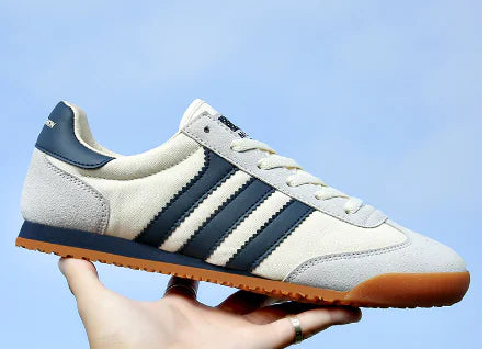 Men's Trendy Canvas Sneakers with Color Block Design