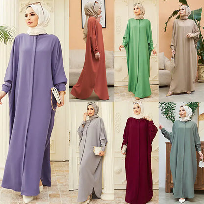 Abaya with Batwing Sleeves
