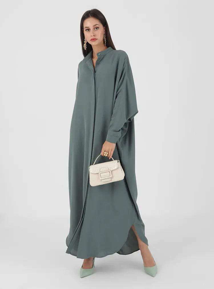 Abaya with Batwing Sleeves