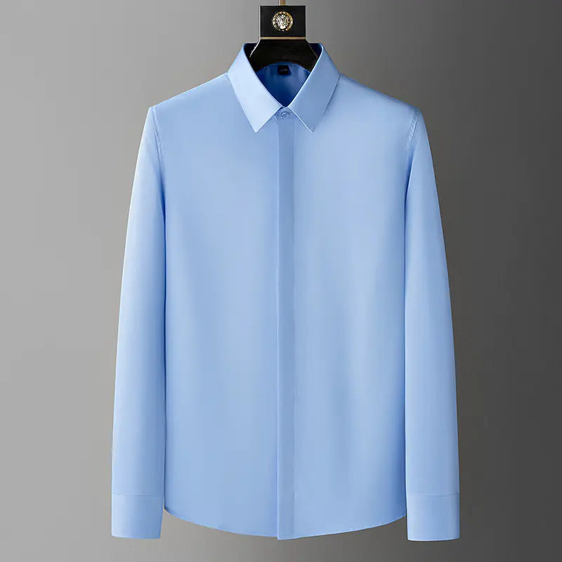 Men's Long Sleeve Business Dress Shirt - Wrinkle Free