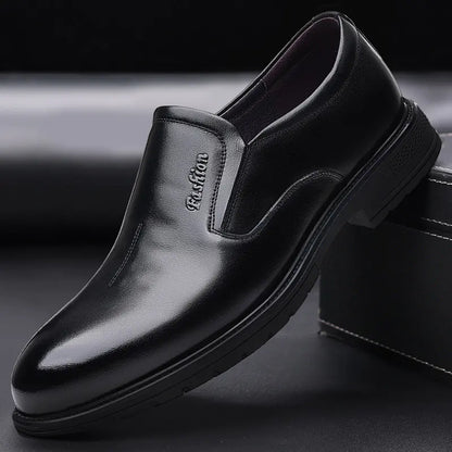 Men's Formal Leather Shoes in First Layer Cowhide