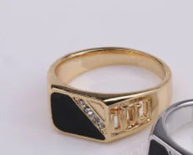 Dripping Oil Ring - Classic Square Men's Fashion Ring