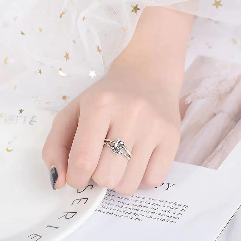 Twisted Lace Ring, Knot Style Vintage Ring