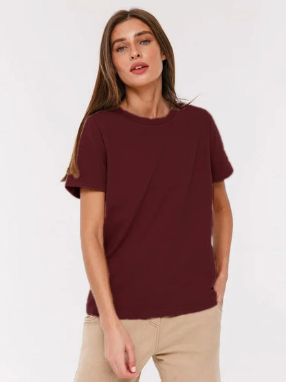 Casual Cotton Pullover T-Shirt