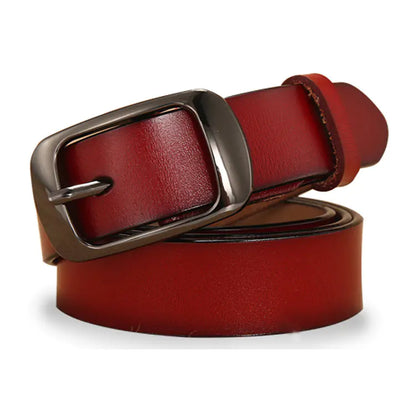 Women's Genuine Leather Belt - Versatile & Classic Style