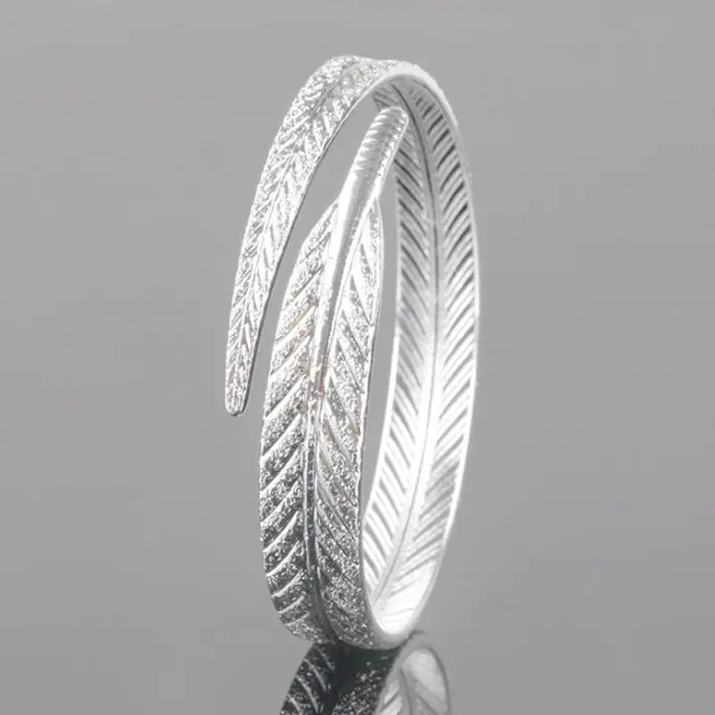 Adjustable Angel Feather Bracelet and Bangle