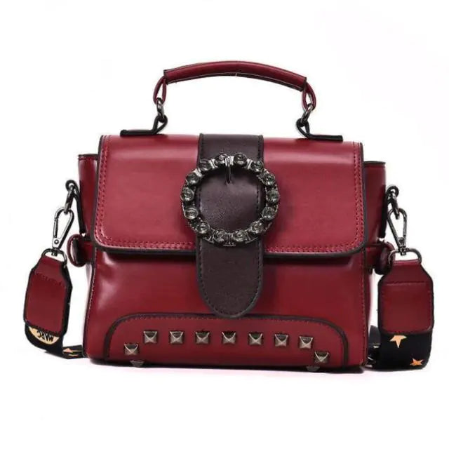 Versatile Crossbody Women's Bag - Small Square Design