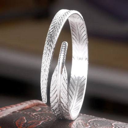 Adjustable Angel Feather Bracelet and Bangle