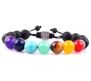 Volcanic Stone Bracelet and Bangle Set