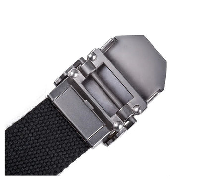Camouflage Tactical Canvas Belt with Woven Design