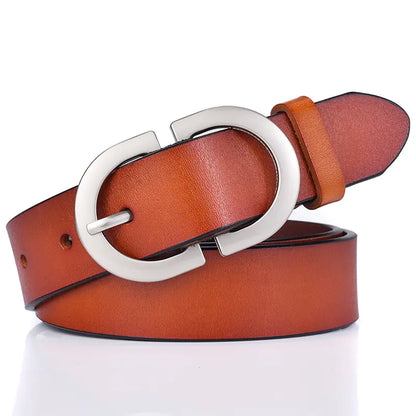 Genuine Leather Women's Belt for Casual Wear