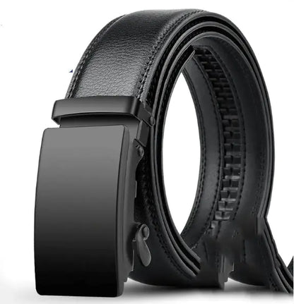 PrimeFit Men's Genuine Leather Auto-Lock Belt