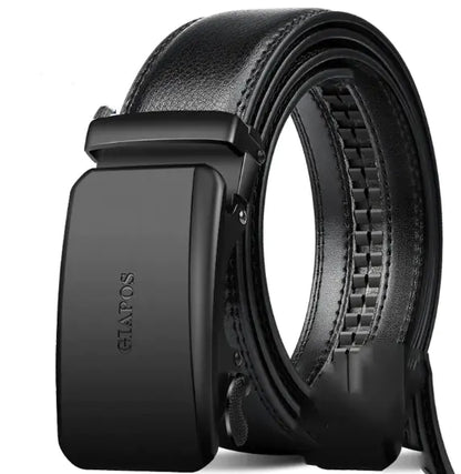 PrimeFit Men's Genuine Leather Auto-Lock Belt