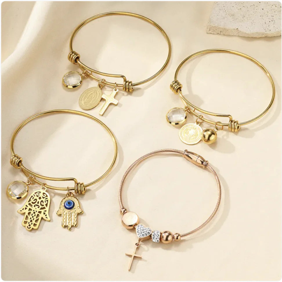 Simple Cross Bangle