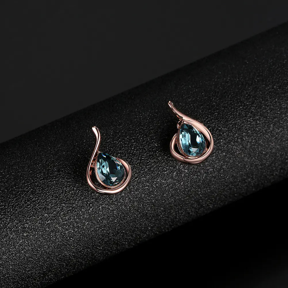 Crystal Necklace and Earring Set for Brides