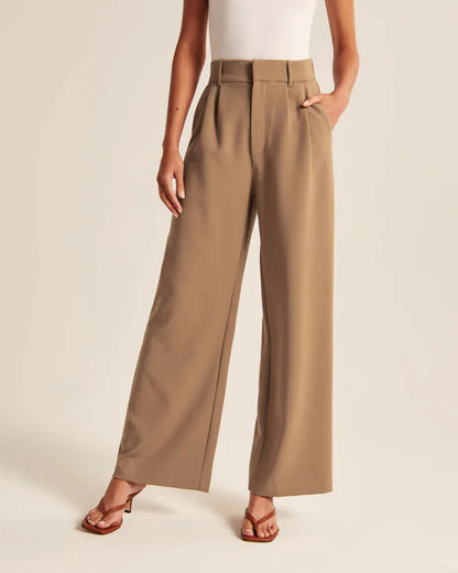 Wide-Leg Pant Suit