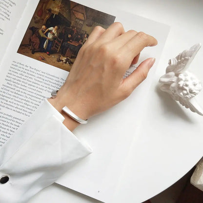 Frosted Silver Bracelet and Bangle Collection