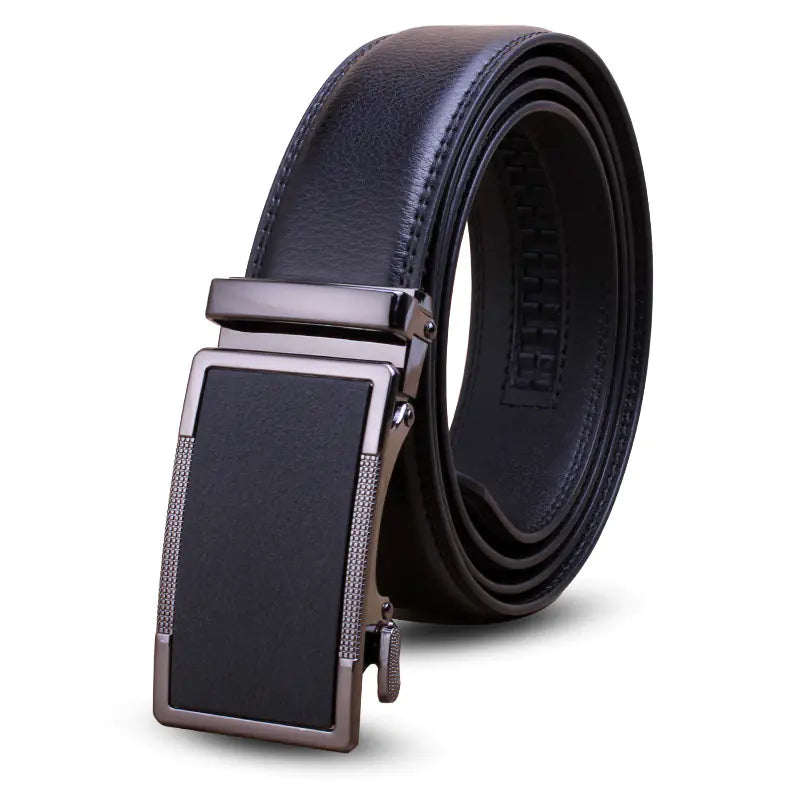 Men's Premium Leather Belt with Automatic Buckle