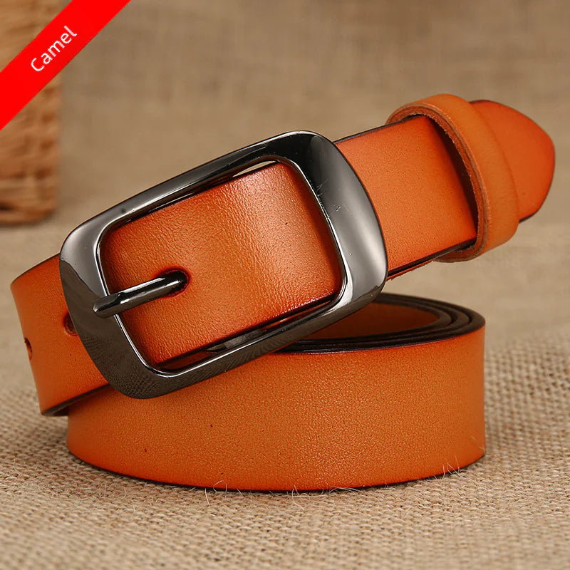 Women's Genuine Leather Belt - Versatile & Classic Style