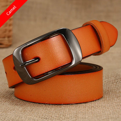 Women's Genuine Leather Belt - Versatile & Classic Style