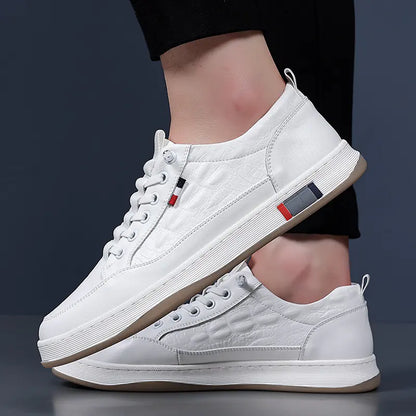 أحذية رياضية جلدية رجالية كاجوال