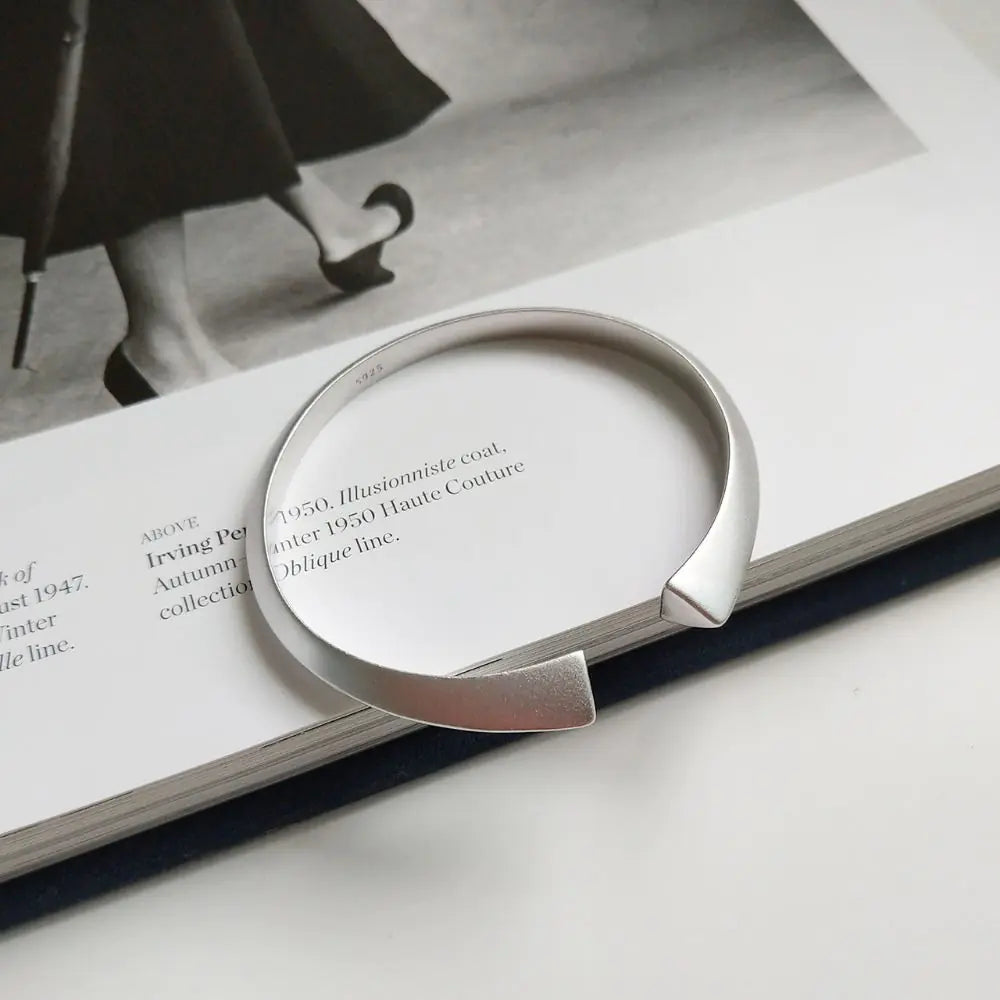 Frosted Silver Bracelet and Bangle Collection