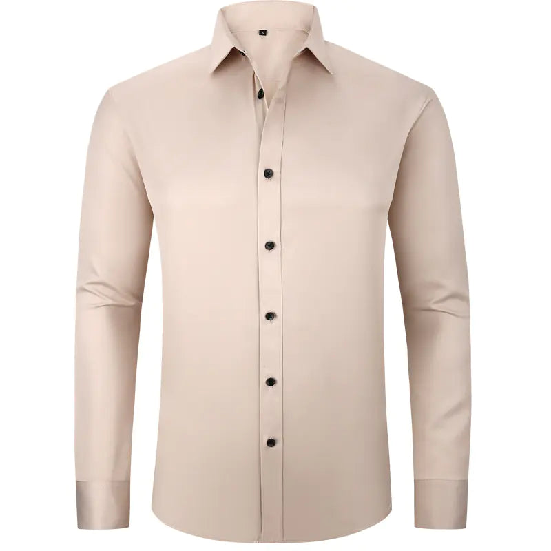 Men's Wrinkle-Resistant Stretch Dress Shirt (Slim Fit)