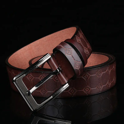 New Men's Faux Leather Belt