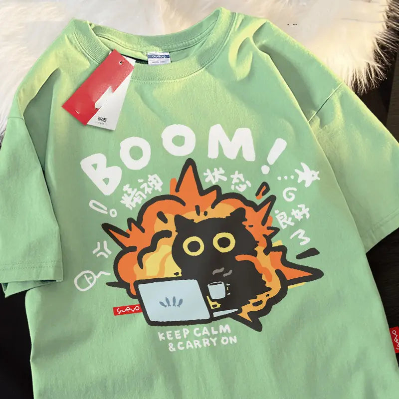 Cartoon Cotton T-Shirt