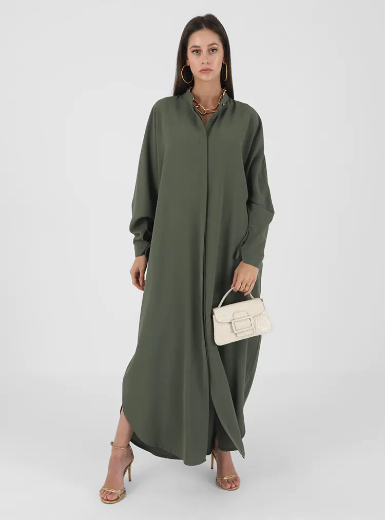 Abaya with Batwing Sleeves